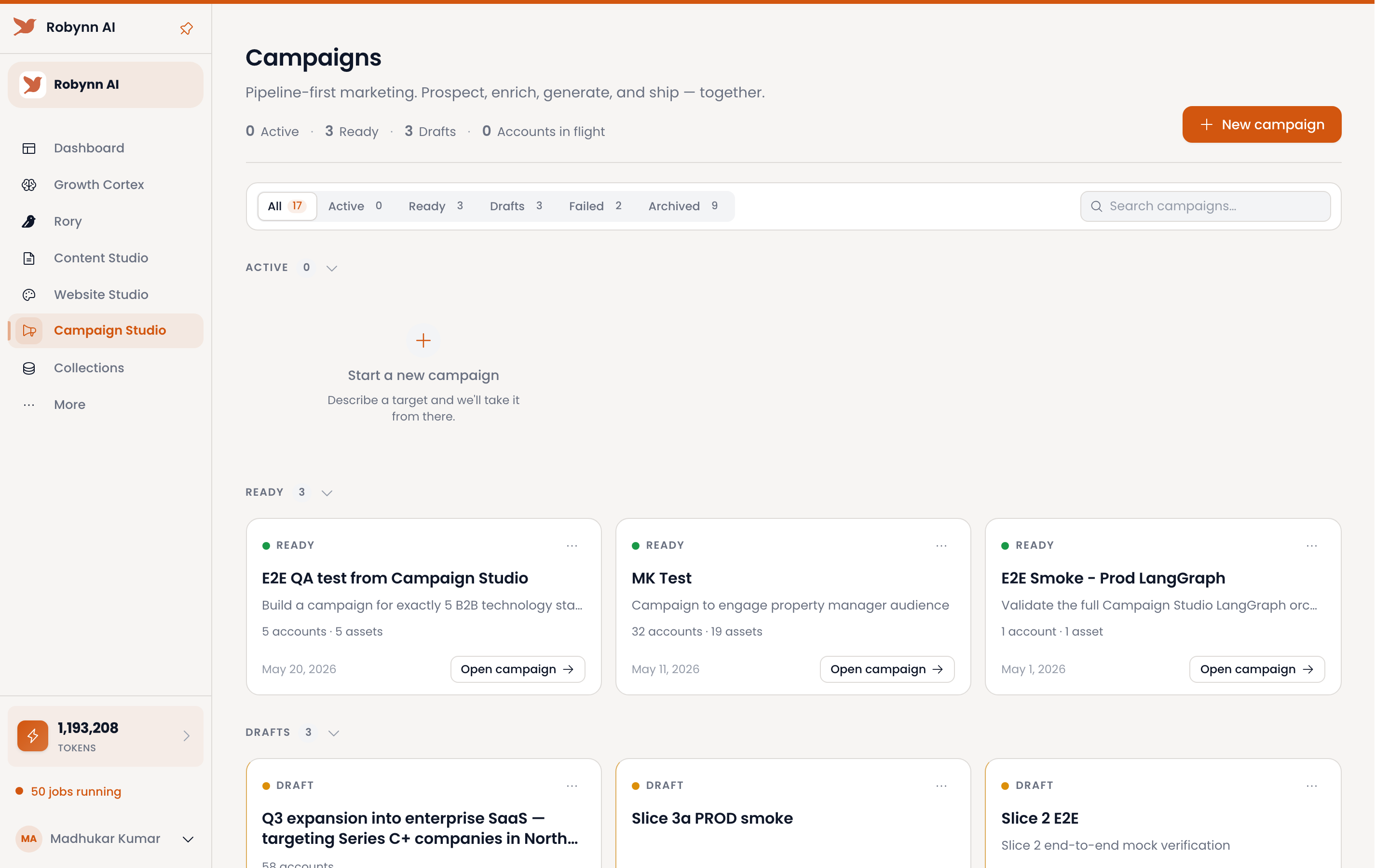 Robynn Brand Monitor World Snapshot and Campaign Studio account-first review